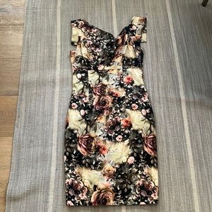 Black Halo Floral Dress